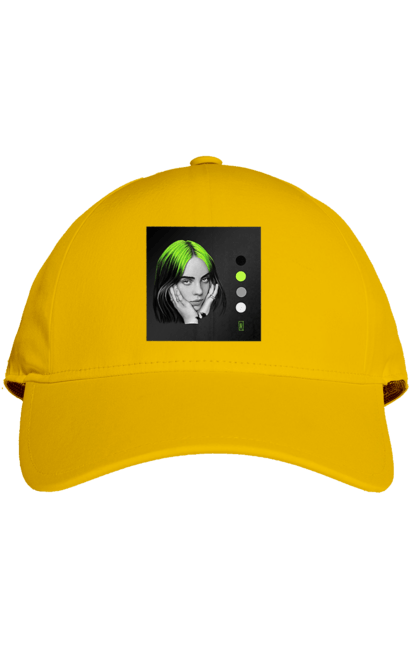 Кепка з принтом "Біллі Ейліш". Біллі, біллі ейліш, ейліш. 2070702