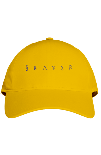 Кепка з принтом "Slayer". Slayer, грув метал, група, метал група, музика, ню метал, спід метал, треш метал, череп. 2070702