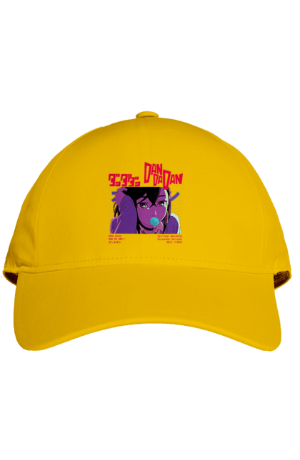 Кепка з принтом "Дандадан Момо Аясе". Dandadan, momo ayase, okarun, аніме, аясе, дандадан, манга, момо, момо аясе. 2070702