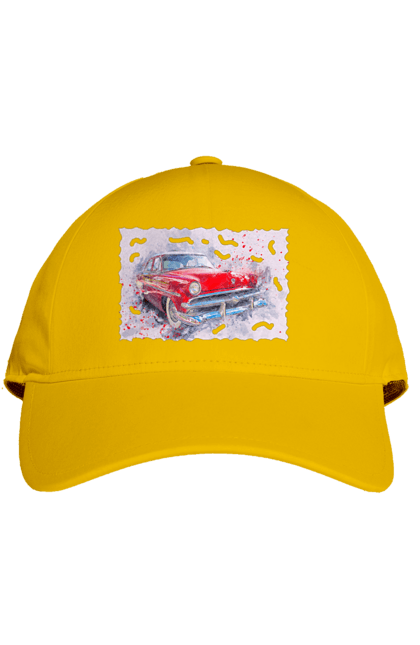 Кепка з принтом "Автомобільний газ". Gaz, автомобиль, автомобільний газ, дорога, колесо, перемога. 2070702