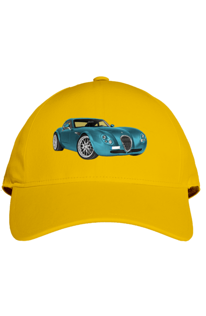 Кепка з принтом "Авто.7". Авто, блакитний, графіка, ретро авто, фото. 2070702