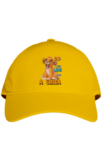 Cap with prints The Lion King Simba. Animal, cartoon, king, lion, lion king, simba. 2070702