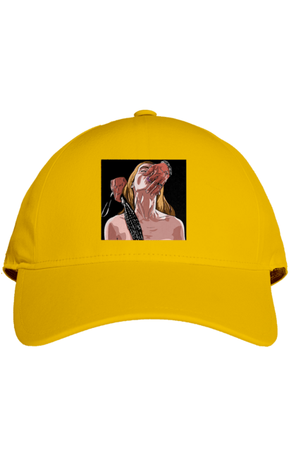 Кепка з принтом "Дівчина У Полоні Чоловіка З Батогами". Батіг, пристрасть, смоктати. 2070702