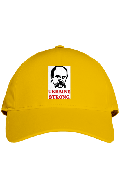 Кепка з принтом "Тарас Шевченко". Бавовна, бавовнятко, війна, герб, доброго вечора, зсу, прапор україни, русский военный корабль, тарас шевченко, україна. 2070702