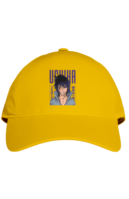 Cap with prints Naruto Sasuke Uchiha. Anime, manga, naruto, sasuke, sasuke uchiha, team 7, team number 7, uchiha. 2070702