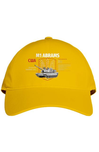 Cap with prints M1 Abrams. Abrams, industrious, m1 abrams, tank, weapon. 2070702