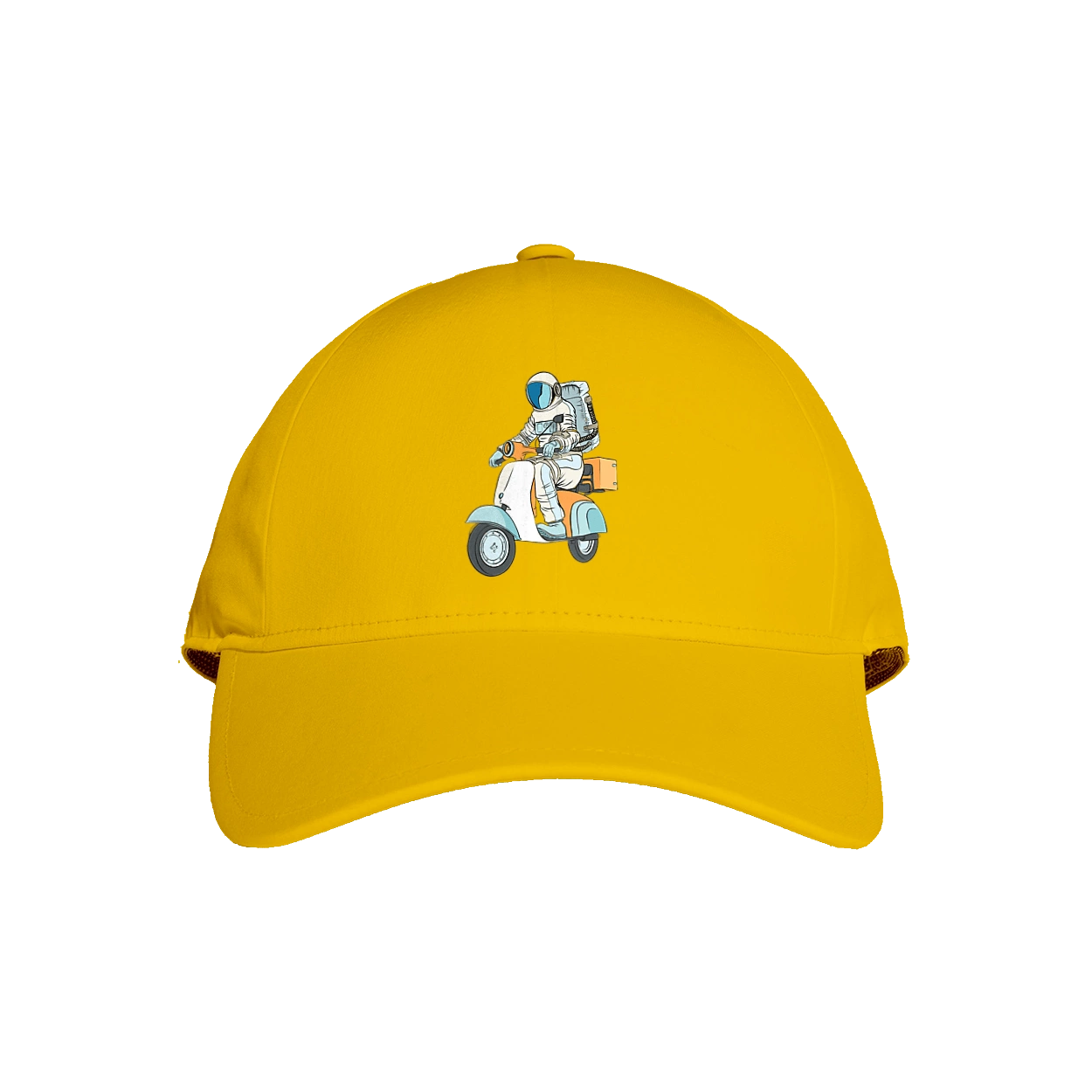 Astronaut on a motorcycle