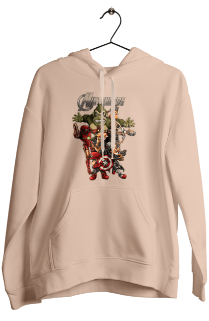 Women`s hoodie with prints Nintendo heroes. Animal crossing, donkey kong, game characters, kirby, legend of zelda, luigi, mario, nintendo, pokemon, princess stove. 2070702