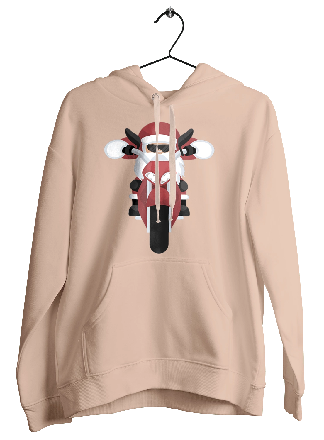 Santa on a motorcycle