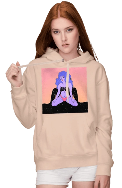 Purple Girl In Panties