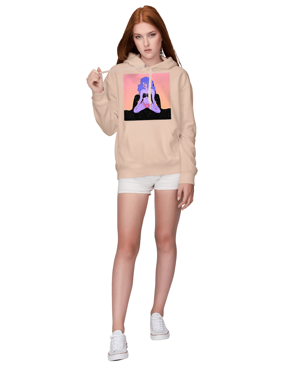 Purple Girl In Panties