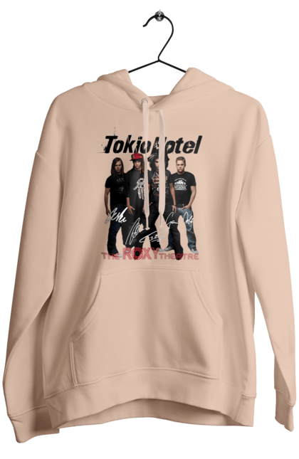 Жіноче худі з принтом "Tokio Hotel". Tokio hotel, альтернативний рок, група, електронік рок, музика, пауер піп, піп, поп рок, рок. 2070702