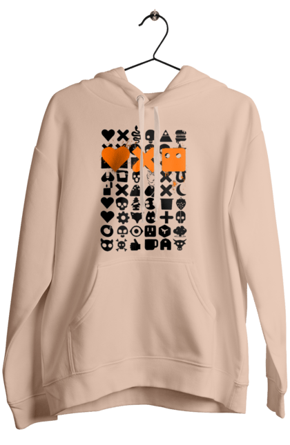 Women`s hoodie with prints Robotization. Code, life of robots, love cars, love robots, machine code, robot, robotic love, work and love, work in life. 2070702