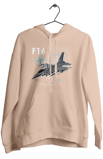 Women`s hoodie with prints F16. F16, howitzer, nasams, suzanne, zaluzhny, zuzana. 2070702