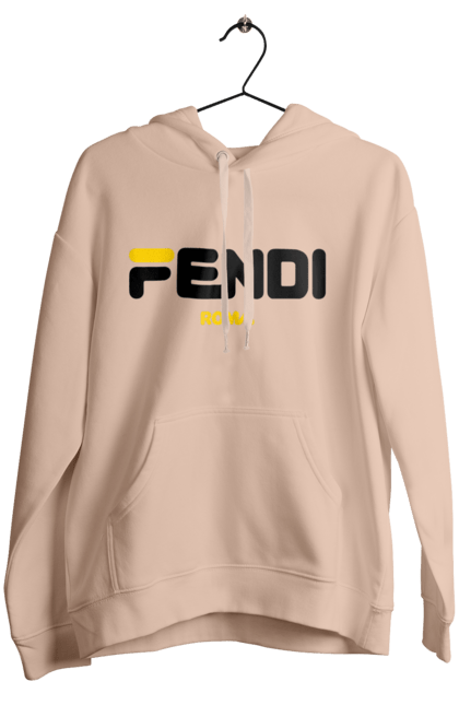 Жіноче худі з принтом "Fendi". Fendi, lvmh, бренд, будинок моди, італія, люкс, мода, одяг, сумка, фенді. 2070702