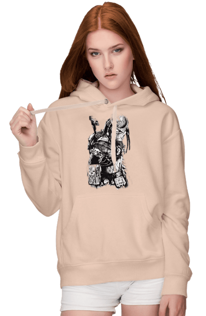 Women's hoodie with prints The Predator. Alien, cinema, film, predator, thriller. 2070702