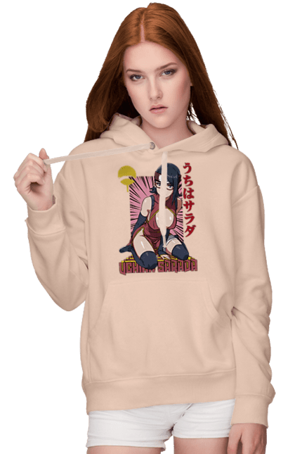 Women's hoodie with prints Boruto Sarada Uchiha. Anime, boruto, manga, sarada uchiha, tv series, uchiha. 2070702