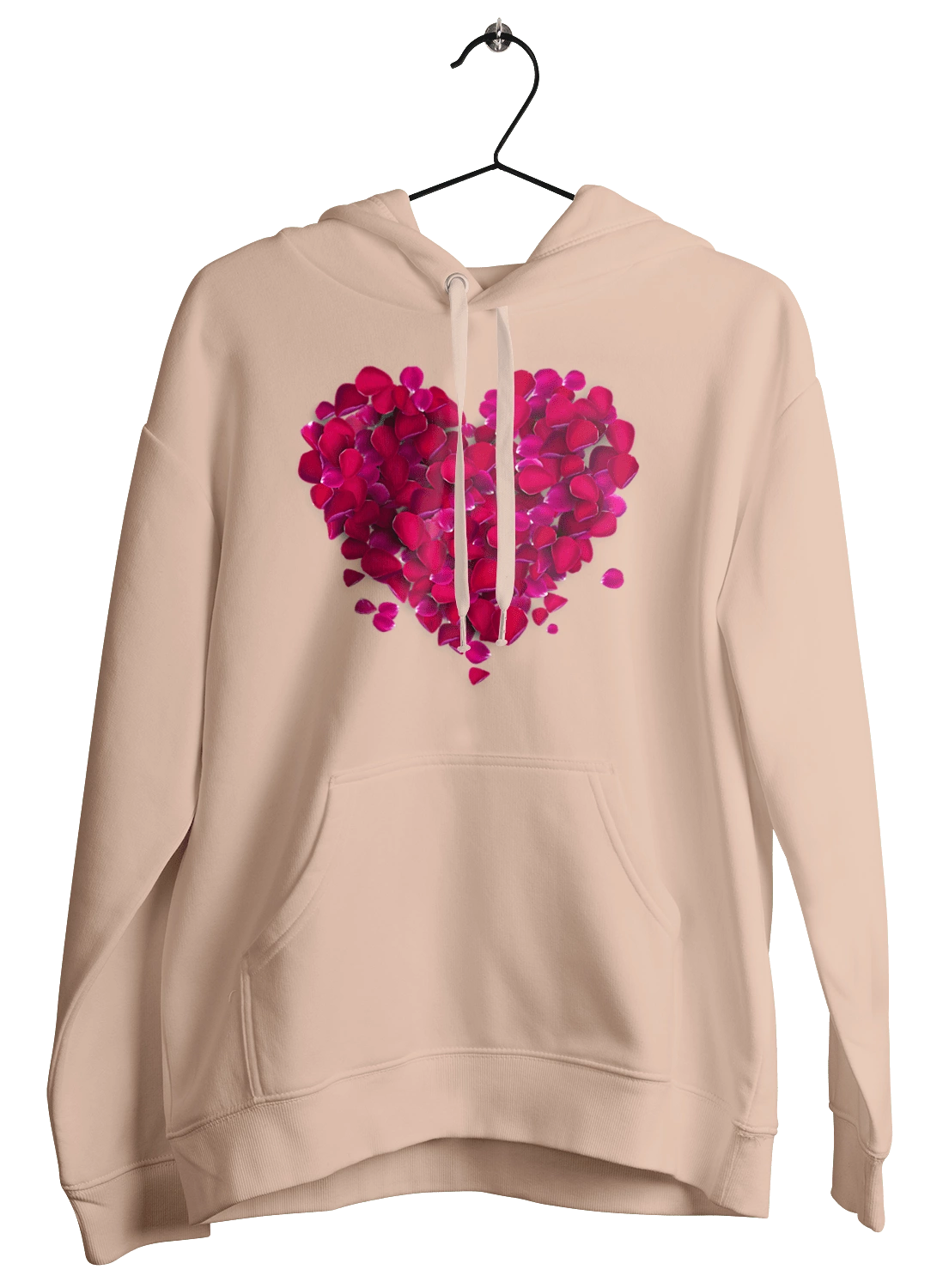 Серце З Пелюсток Троянди