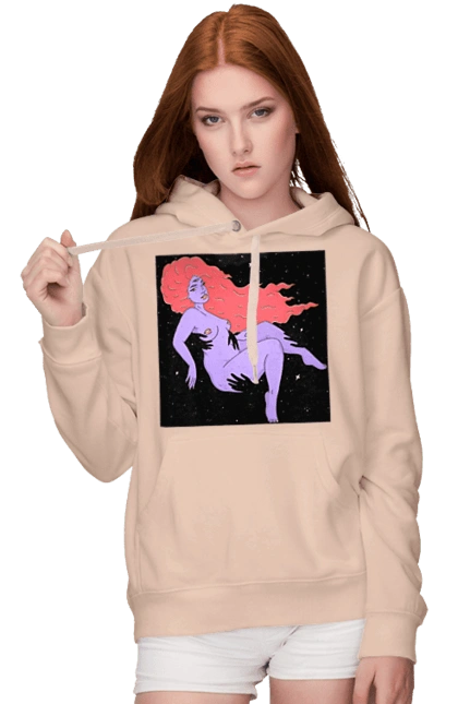 Purple Girl In Black Dire