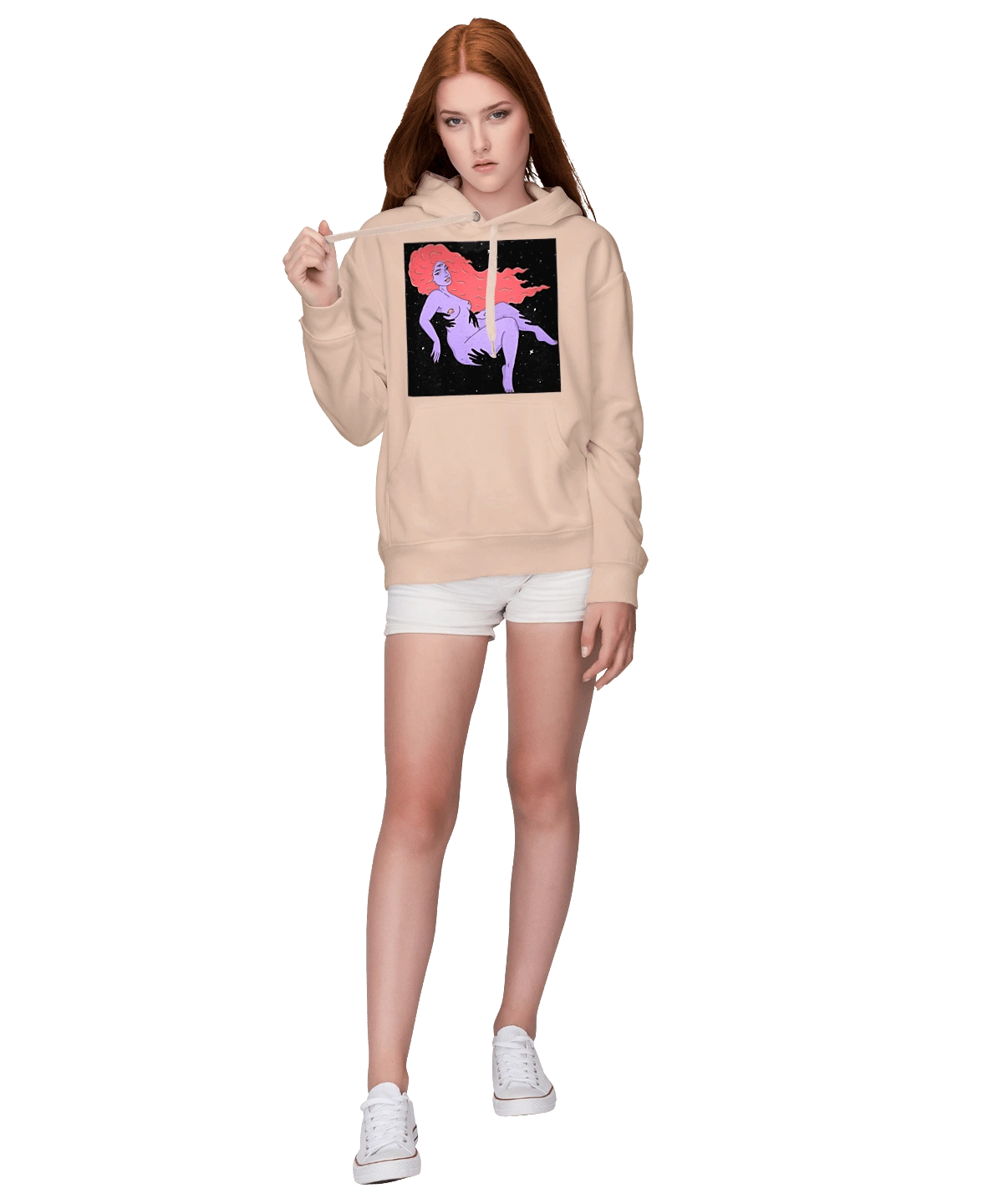 Purple Girl In Black Dire