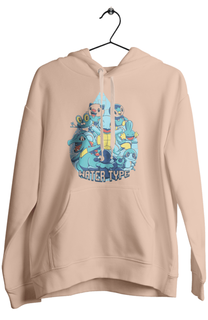 Women's hoodie with prints Pokemon Squirtle. Anime, games, nintendo, pokemon, pokemon go, squirtle. 2070702