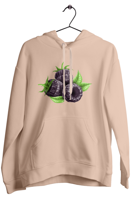 Жіноче худі з принтом "Ожина". Ожина, ягода. 2070702