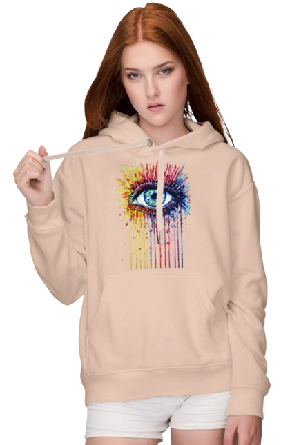 Colorful Flowing Eye