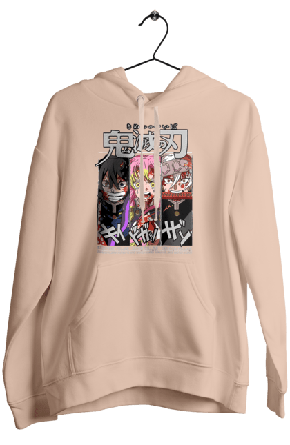 Women's hoodie with prints Demon Slayer Obanai Mitsuri Tengen. Anime, demon slayer, iguro, kimetsu no yaiba, manga, mitsuri, obanai, tengen. 2070702