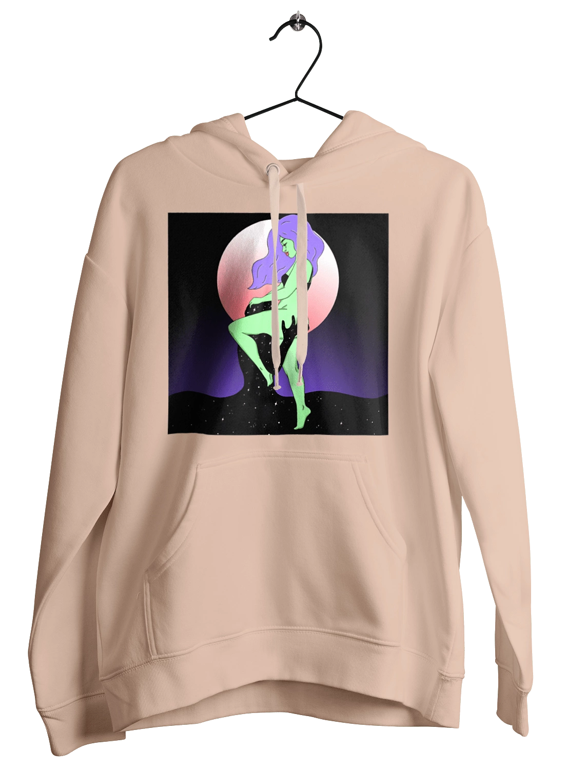 Green Girl And The Moon