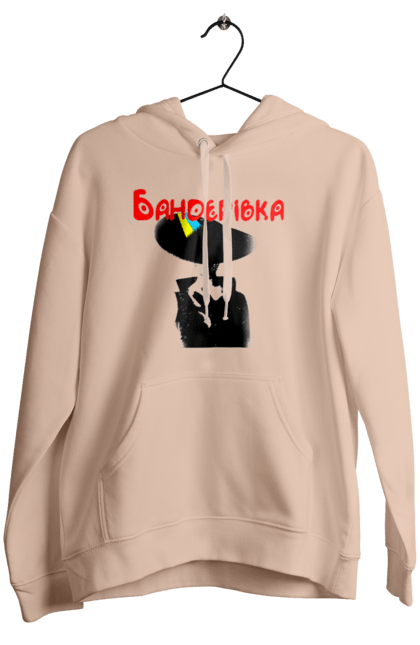 Women`s hoodie with prints Banderivka. Air force, all, bandera, banderivka, glory to ukraine, no war, orcs, plane, ukraine, ukrainian, war. 2070702