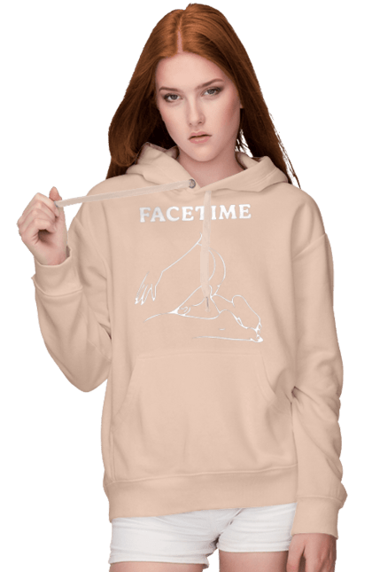 Women`s hoodie with prints Facetime. Cool, facetime, funny, humor, vulgar. 2070702