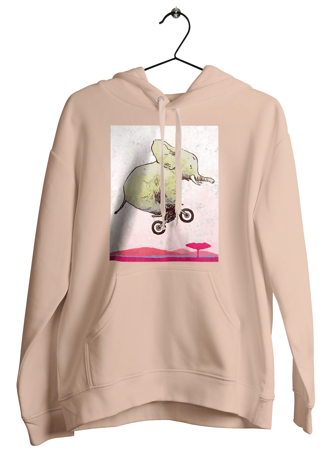 Elephant On A Motorcycle