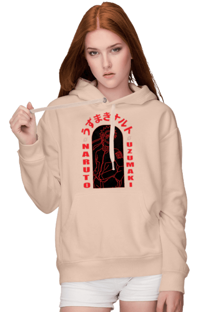 Women's hoodie with prints Naruto. Anime, character, manga, naruto, ninja, tv series. 2070702