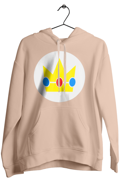 Women's hoodie with prints Mario Bros. Princess Peach. Character, game, mario, mario bros, nintendo, princess peach, super mario bros. 2070702