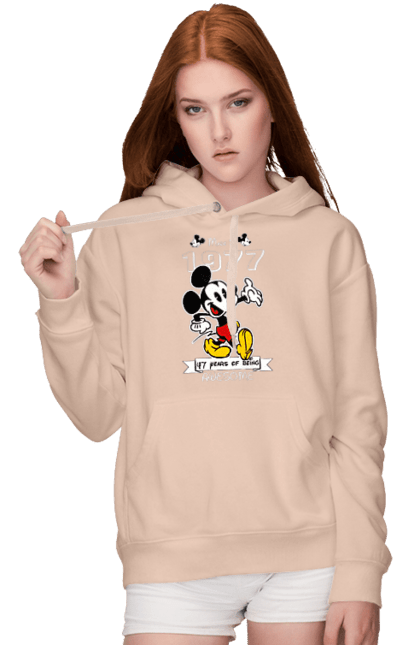 Жіноче худі з принтом "Міккі Маус". Mickey mouse, дісней, міккі, міккі маус, мультфільм. 2070702