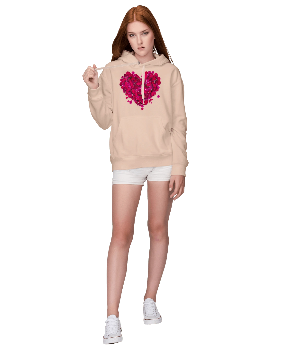 Серце З Пелюсток Троянди