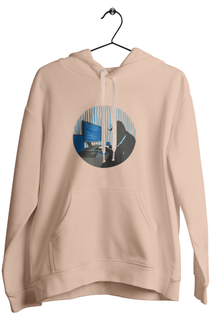 Жіноче худі з принтом "Хакер". Бінарний, гік, програміст, хакер. 2070702