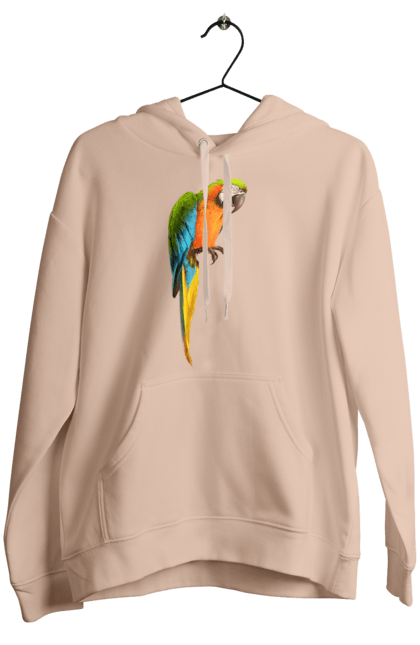 Women`s hoodie with prints Just A Parrot. Birdie, parrot. 2070702
