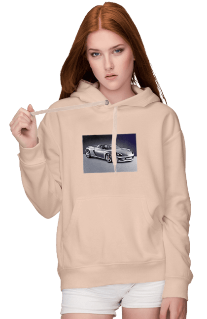 Women`s hoodie with prints Auto.2. Auto, color image, compartment, photo, sports car. 2070702