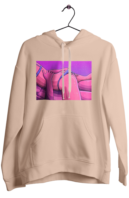 Жіноче худі з принтом "Зняття Трусиків З Дівчини". Гола, тіла, труси. 2070702