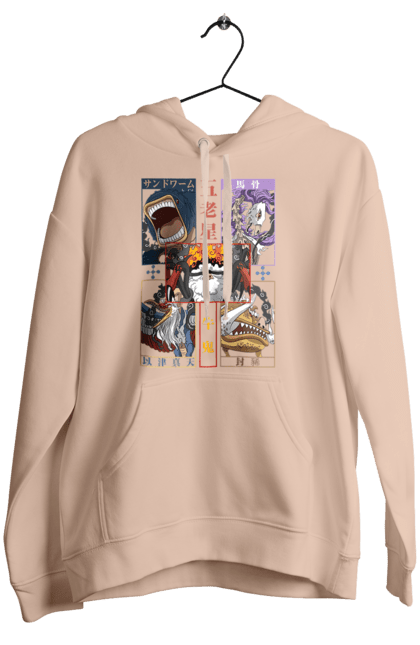 Women's hoodie with prints One Piece Gorosei. Adventures, anime, fantasy, five elders, gorosei, light novel, manga, one piece, tv series. 2070702