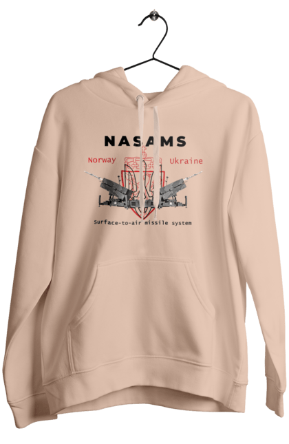 Women`s hoodie with prints NASAMS. Howitzer, nasams, suzanne, zaluzhny, zuzana. 2070702