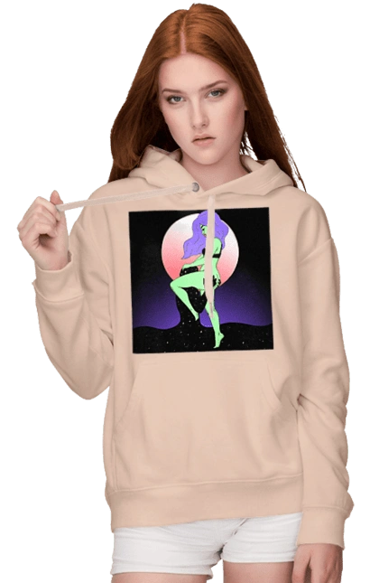 Green Girl And The Moon