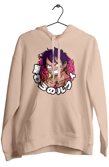 Women's hoodie with prints One Piece Luffy. Anime, luffy, manga, monkey de luffy, one piece, pirates. 2070702