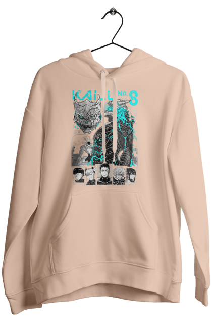 Women's hoodie with prints Kaiju № 8 Kafka Hibino. Anime, hibino kafka, kafka hibino, kaiju, kaiju 8, kaiju 8, kaiju № 8, manga. 2070702