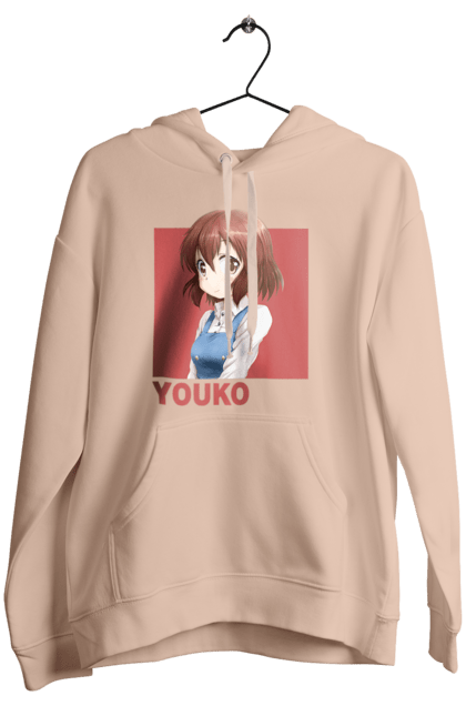 Women's hoodie with prints Kiniro Mosaic Yoko Inokuma. Anime, gold mosaic, kiniro mosaic, kinmoza, manga, yoko, yoko inokuma. 2070702