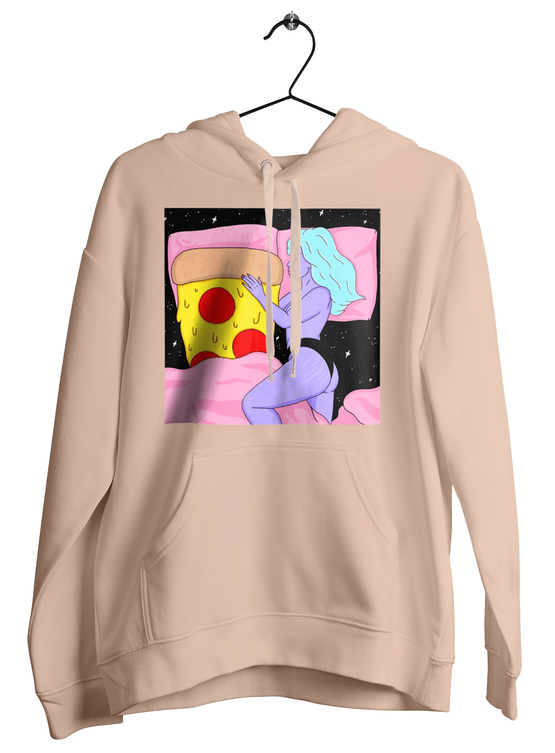 Фіолетова Дівчина І Піца