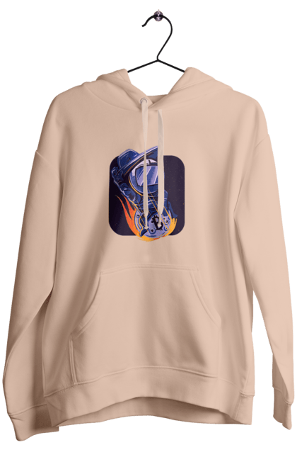 Жіноче худі з принтом "Космо біткоїн". Биткоин, бінарний, біткоїн, біткойн, валюта, гроші, крипто, програміст, хакер. 2070702