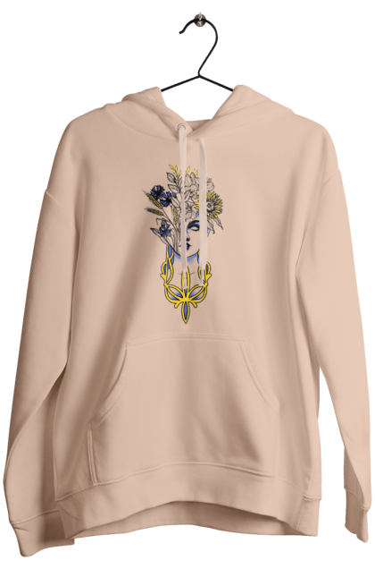 Жіноче худі з принтом "Українка". Жінка, соняшник, українка. 2070702