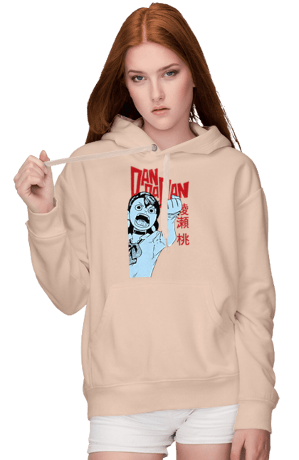 Women`s hoodie with prints Dandadan Momo Ayase. Anime, ayase, dandadan, manga, momo, momo ayase. 2070702